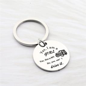 img 2 attached to 🚗 FUSTMW Car Girl Gift - Car Keychain Wrangler Design - Car Girl Jewelry - Car Lover Gift for Her