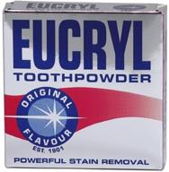 eucryl original powerful stain removal toothpowder 50gx2 (pack of two) logo