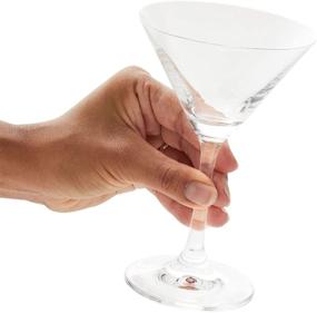 img 1 attached to Premium Martini Glasses Set of 6 - 5 oz for Cocktails, Desserts, Margaritas - Classic Stem Bar Drinkware