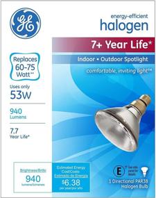 img 2 attached to 💡 GE Lighting 76142 Energy-Efficient Halogen 53W (75W Replacement) 940LM PAR38 Spotlight Bulb, Medium Base, 1-Pack
