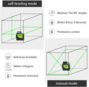 img 2 attached to 📐 Huepar 901CG Горизонтальный лазерный нивелир со 360-градусным самовыравниванием