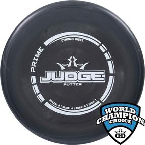 img 2 attached to 🏌️ Dynamic Discs Prime Judge Putter Disc Golf - 170g+ / Tee Box-Friendly, Stable Flight, Beaded Design - Throwing Frisbee Golf Putter - Variations in Stamp Color