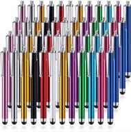 🖊️ universal touch screen stylus pen - 48 pieces, compatible with iphone, ipad, tablet - 12 vibrant colors логотип