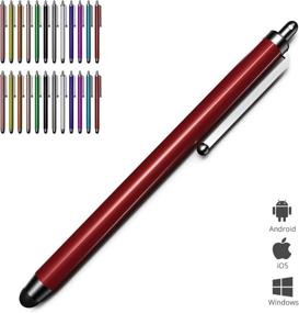 img 2 attached to 🖊️ Universal Touch Screen Stylus Pen - 48 Pieces, Compatible with iPhone, iPad, Tablet - 12 Vibrant Colors