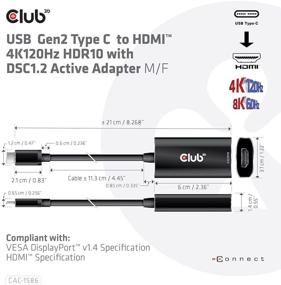 img 1 attached to Адаптер Club 3D Type C CAC 1586