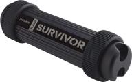 💽 corsair flash survivor stealth 64gb usb 3.0 flash drive - черный (cmfss3b-64gb) логотип