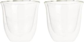 img 3 attached to ☕ De'Longhi Double Walled Thermo Espresso Glasses Set of 2, Clear - DeLonghi