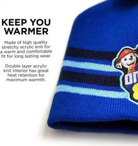 img 1 attached to SEO-optimized Toddler & Little Boys Nickelodeon Paw Patrol Scarf, Hat, and Gloves/Mitten Set