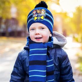 img 3 attached to SEO-optimized Toddler & Little Boys Nickelodeon Paw Patrol Scarf, Hat, and Gloves/Mitten Set