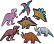 dinosaurs stickers embroidered applique accessory logo