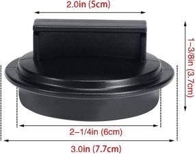 img 2 attached to 4 Pack Garbage Disposal Splash Guards and Stopper Set (3+1) - Topspeeder Multi-function 🗑️ Food Waste Disposer Accessories Drain Plugs Splash Guards for Whirlaway, Waste King, Sinkmaster, and GE Models