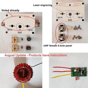 img 3 attached to Hechengdianzi HAM Manual Antenna Tuner: 1-30 Mhz | Efficient Helper for DIY HAM HF Radio QRP Kits & Antenna Erection