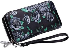 img 4 attached to 👜 Stylish Leather Cellphone Wallets and Handbags for Women with Removable Blocks