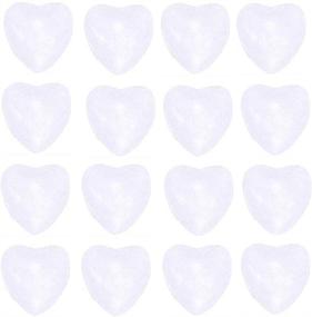 img 3 attached to 💎 ZHU YU CHUN 50 Pcs Heart Transparent Glass Cabochons, Clear Glass Dome Cabochon for Photo Pendant Craft Jewelry Making (25mm/1 inch) with Enhanced SEO