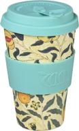 🌿 ecoffee cup pomme (william morris) – eco-friendly 400ml reusable coffee cup логотип