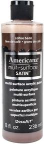 img 1 attached to DecoArt Americana Multi-Surface Satin Acrylic Paint, 8 oz, Coffee Bean