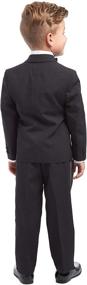 img 1 attached to 👔 Nautica Little 4 Piece Tuxedo Jacket - Boys' Clothing: A Stylish Choice for Young Gentlemen