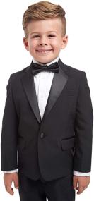 img 3 attached to 👔 Nautica Little 4 Piece Tuxedo Jacket - Boys' Clothing: A Stylish Choice for Young Gentlemen