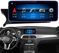 📱 10.25" touch screen android 10 car stereo for mercedes benz c class w204 c180 c200 c250 c300 c350 c63 amg 2011-2014 year – road top, supports wireless carplay, android auto, and split screen logo
