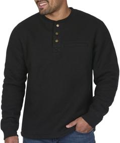 img 4 attached to Для мужчин: Одежда и рубашки Coleman Long Sleeve Sherpa Waffle Heather