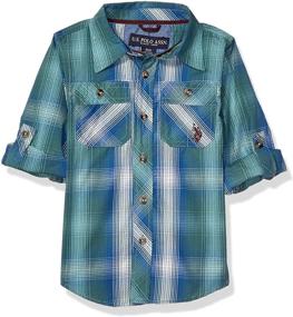 img 4 attached to 👕 U.S. Polo Assn. Boys' Little Sleeve Tops, Tees & Shirts