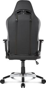 img 2 attached to AKRacing Office Obsidian Computer Chair - High Back PU Leather, Ergonomic, Reclining, Swivel, Tilt, Rocking & Seat Height Adjustments, 5/10 Warranty, Carbon Black