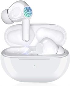 img 4 attached to Headphones Bluetooth Canceling Waterproof Earphones