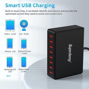 img 2 attached to SUPERDANNY Charger Charging Multiple Compatible Portable Audio & Video