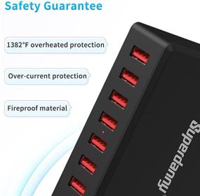 img 1 attached to SUPERDANNY Charger Charging Multiple Compatible Portable Audio & Video