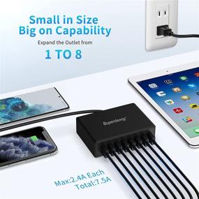 img 3 attached to SUPERDANNY Charger Charging Multiple Compatible Portable Audio & Video