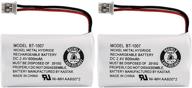 🔋 uniden bbty0651101 bt1007 nickel-cadmium rechargeable cordless phone battery pack of 2 - dc 2.4v 500mah logo