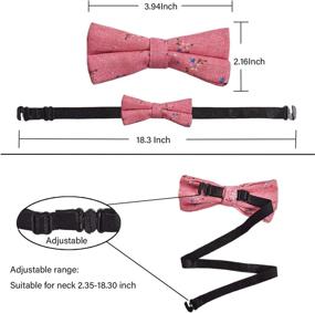 img 2 attached to 👦 Подтяжки с галстуком для мальчиков - Набор детского модного аксессуара.