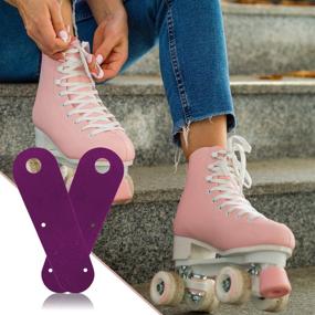 img 3 attached to 🛡️ Jaccy Leather Flat Toe Guards: Premium Roller Skate Protectors