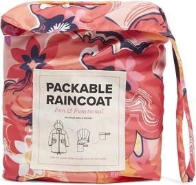 img 2 attached to Vera Bradley Packable Raincoat: Stylish Women's Clothing and Weather-Resistant Coats, Jackets & Vests