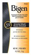 oriental black bigen permanent powder logo