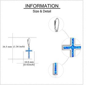 img 1 attached to ONEFINITY Earrings Sterling Leverback Earring