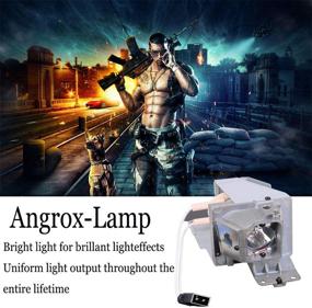 img 1 attached to 🔦 Enhance Your Optoma HD26 HD141X GT1080 Projector with Angrox BL-FP190E SP.8VH01GC01 Lamp