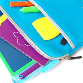 img 1 attached to Xcivi Neoprene Protective Carry Case For Boogie Board Magic Sketch Kit (Blue)