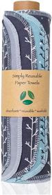 img 4 attached to 🌿 Environmentally Friendly Reusable Paper Towels - 15 Pack with Sturdy Cardboard Core - 10&#34; X 10&#34; Eco-Friendly Reusable Napkins