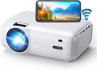 📽️ wifi projector native-1080p with bluetooth - 8500 lumens outdoor movie projector supporting 300 inches, 100,000 hour lifespan home theater projectors compatible with tv stick/hdmi/av/vga/usb/smartphone logo