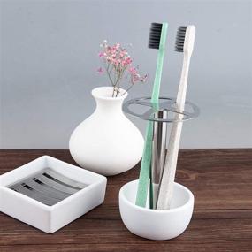 img 3 attached to Dullrout Toothbrush Multi Functional Countertop Stainless