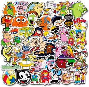 img 4 attached to Cartoon Stickers Waterproof Skateboard Computer Laptop Accessories