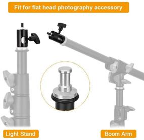 img 3 attached to UTEBIT Rapid Adapter Convert with 1/4" Screw DSLR Mount Bracket Multi Functional Mount Bracket Adapter for Photo Studio, Light Stand, Tip Boom Arm - Photography Accessory