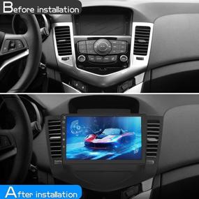 img 3 attached to 🚗 Junsun Автомобильная радиостанция Android 10 для Chevrolet Cruze 2008-2014 | 2ГБ ОЗУ 32ГБПЗУ | WiFi GPS Навигация Bluetooth | Управление с помощью рулевого колеса