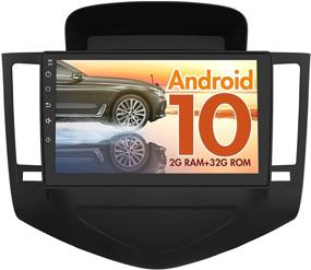 img 4 attached to 🚗 Junsun Автомобильная радиостанция Android 10 для Chevrolet Cruze 2008-2014 | 2ГБ ОЗУ 32ГБПЗУ | WiFi GPS Навигация Bluetooth | Управление с помощью рулевого колеса