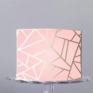 8 x 9.5 inch geometric cake stencil - enhance texture, designs, and accents on cakes, cookies, and cupcakes logo