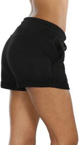 img 2 attached to Icyzone Workout Lounge Shorts Women Sports & Fitness for Running