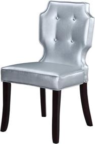 img 1 attached to Iconic Home Leather Espresso Transitional Furniture