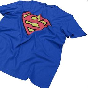 img 2 attached to Superman Shield Pajama 🛡️ - Official DC Comics Merchandise