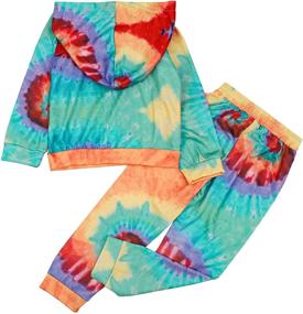 img 3 attached to BOOPH Sweatsuit Hoodie Tracksuit Colorful